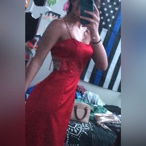 Red dress size 4